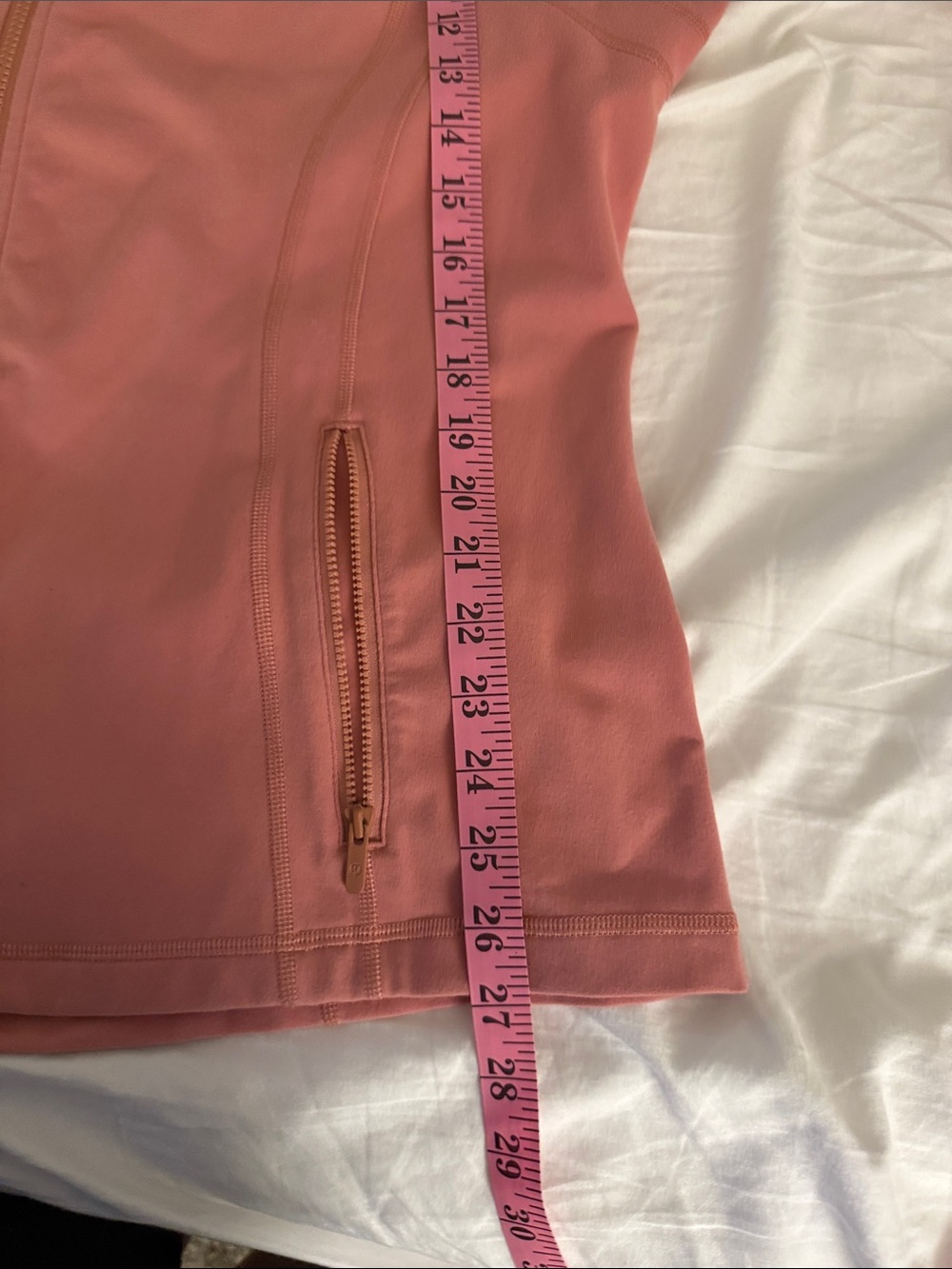 Lululemon Define jacket size 20 Rose-color - Picture 3 of 5